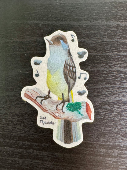 Sad Flycatcher Sticker