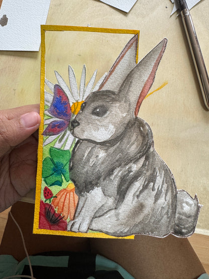 Watercolour Painting Bookmark Commission