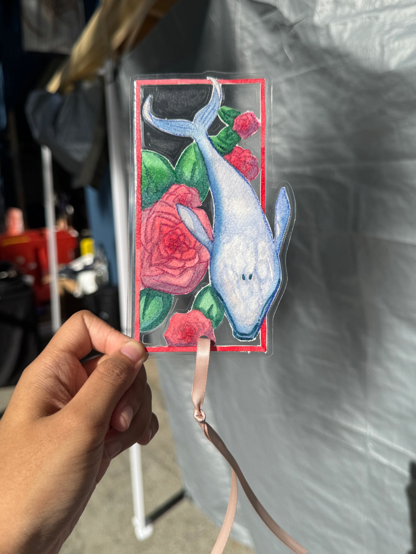 Original Watercolour Painting Bookmark: Eradication Through Cultivation