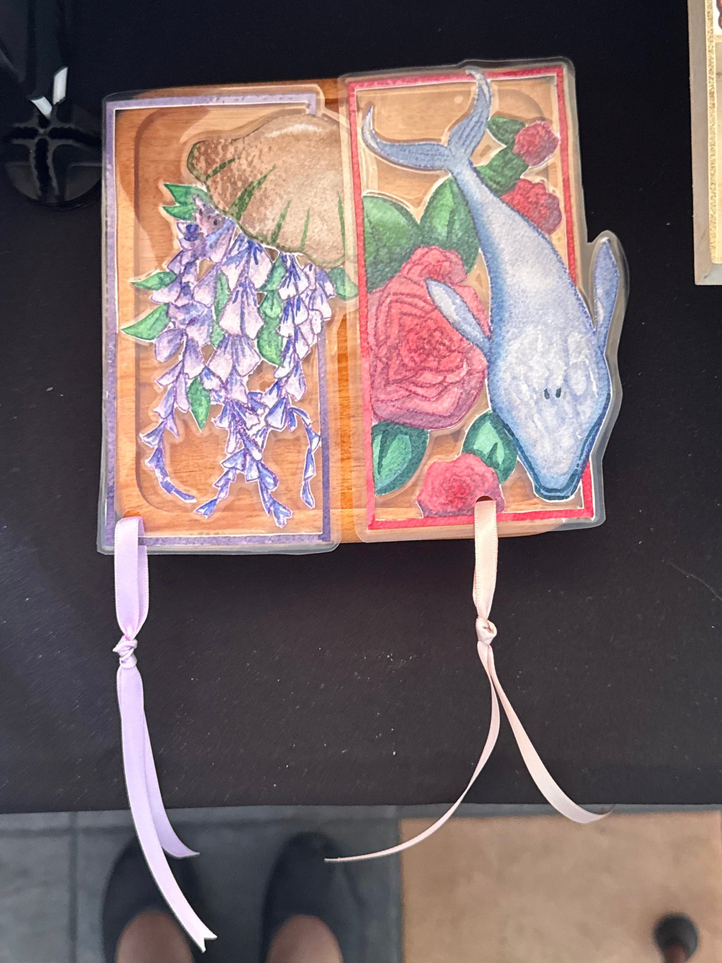 Watercolour Painting Bookmark Commission